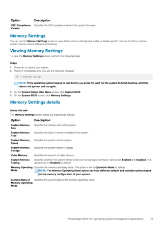 Dell EMC PowerEdge R240 Installation and Service Manual | PDF
