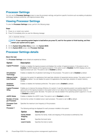 Dell EMC PowerEdge R240 Installation and Service Manual | PDF