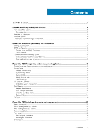 Dell EMC PowerEdge R240 Installation and Service Manual | PDF