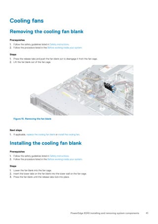 Dell EMC PowerEdge R240 Installation and Service Manual | PDF