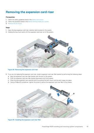 Dell EMC PowerEdge R240 Installation and Service Manual | PDF