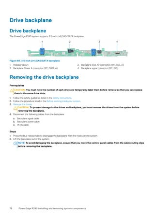 Dell EMC PowerEdge R240 Installation and Service Manual | PDF