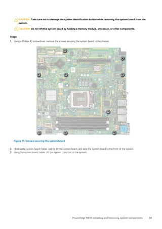 Poweredge R240 Power Button Dell EMC PowerEdge R240 Installation and Service Manual | PDF
