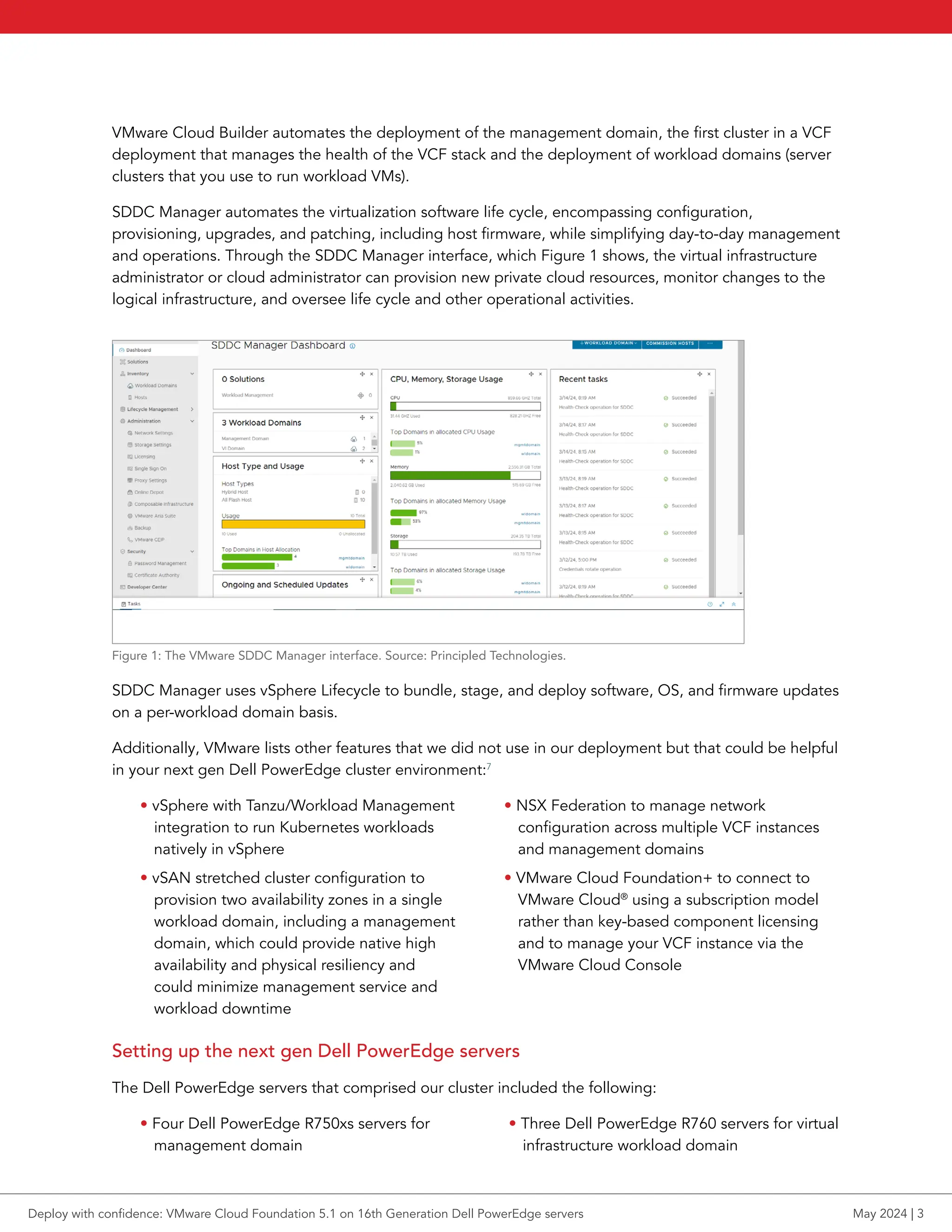 Deploy with confidence: VMware Cloud Foundation 5.1 on next gen Dell ...