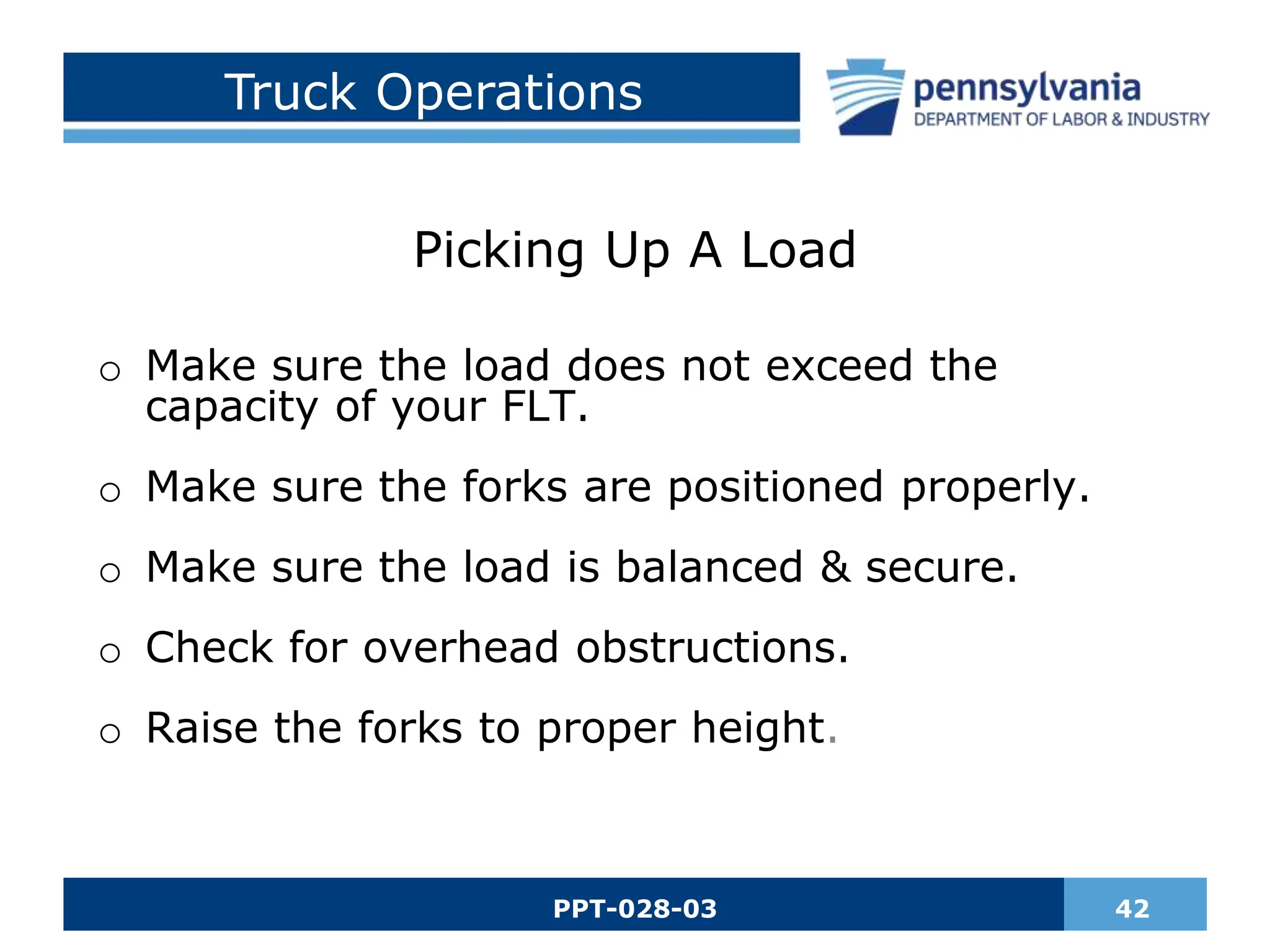 Powered Industrial Trucks Safety Training. | PPTX
