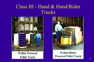 50
Class III - Hand & Hand/Rider
Trucks
 