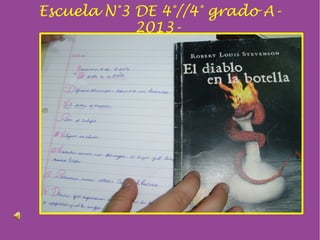 Escuela N°3 DE 4°//4° grado A-
2013-
 
