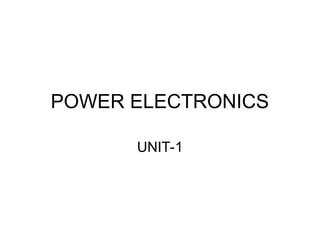 Comprehensive Introduction to Power Electronics and Semiconductor ...