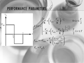 PERFORMANCE  PARAMETERS 