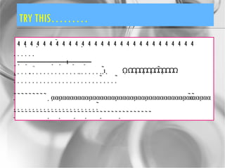 TRY THIS………   –  Ω    α   