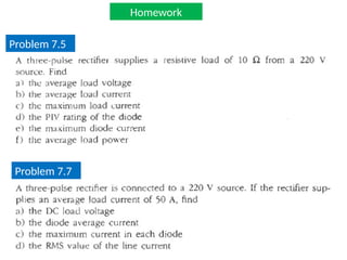 Homework
Problem 7.5
Problem 7.7
 