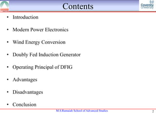 Power electronics in Wind Turbine Systems | PDF