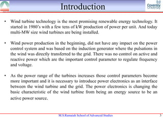 Power electronics in Wind Turbine Systems | PDF