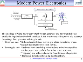 Power electronics in Wind Turbine Systems | PDF