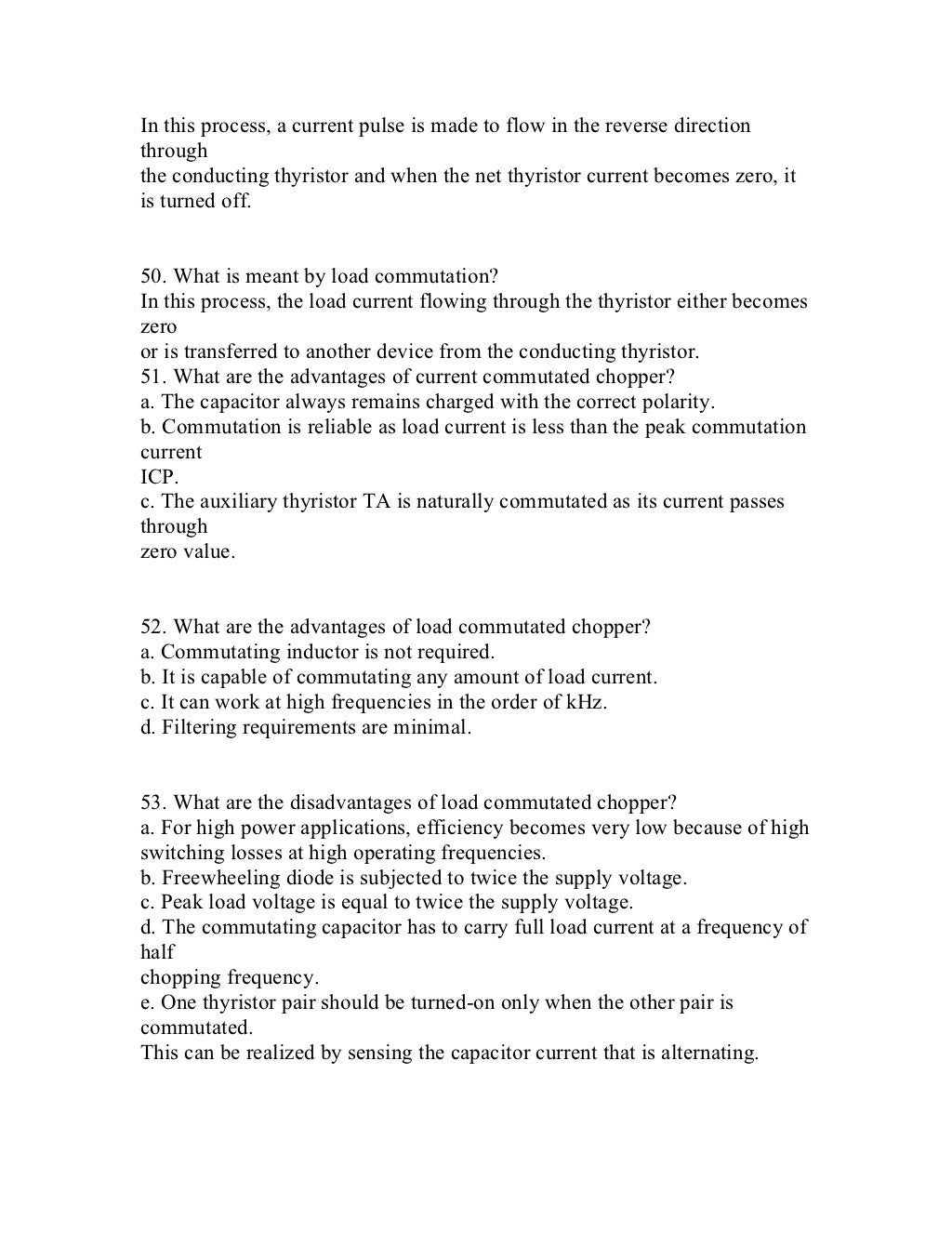 Power electronics question bank