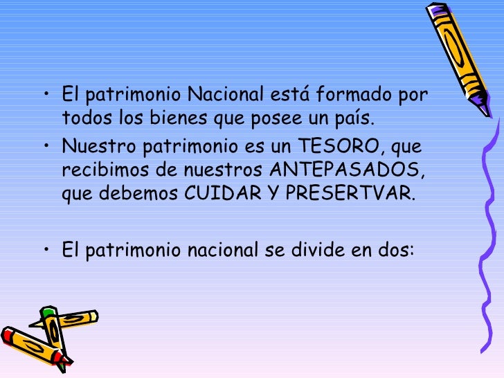 Power el patrimonio nacional