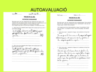 AUTOAVALUACIÓ
 