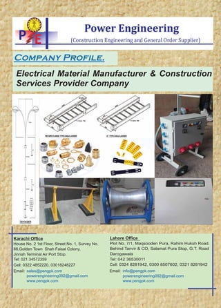 Power engineering profile catalogue