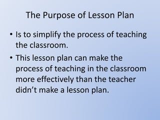Power point element of lesson plan | PPTX
