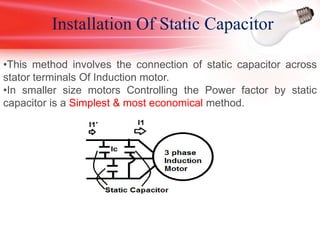 Power factor improvement of an induction motor | PPSX