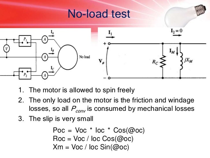 Power factor improvement of an induction motor