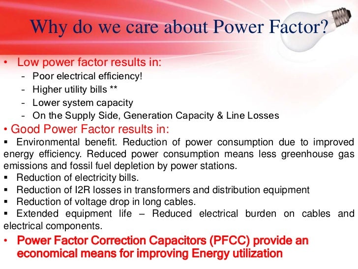 Power factor improvement of an induction motor