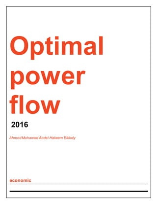 Optimum power flow download