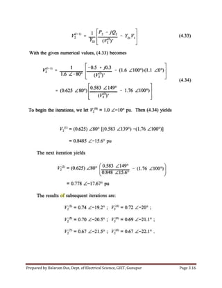 Power flow solution | PDF