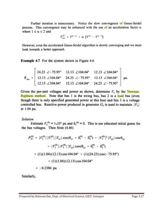 Power flow solution | PDF