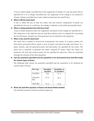 Power flow solution | PDF