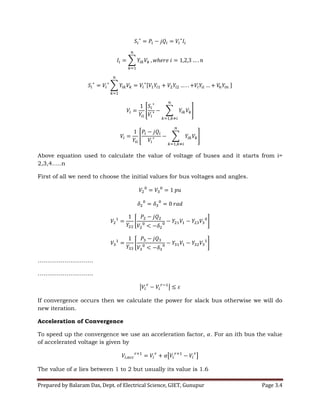 Power flow solution | PDF