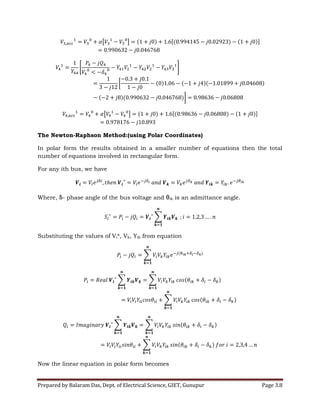 Power flow solution | PDF