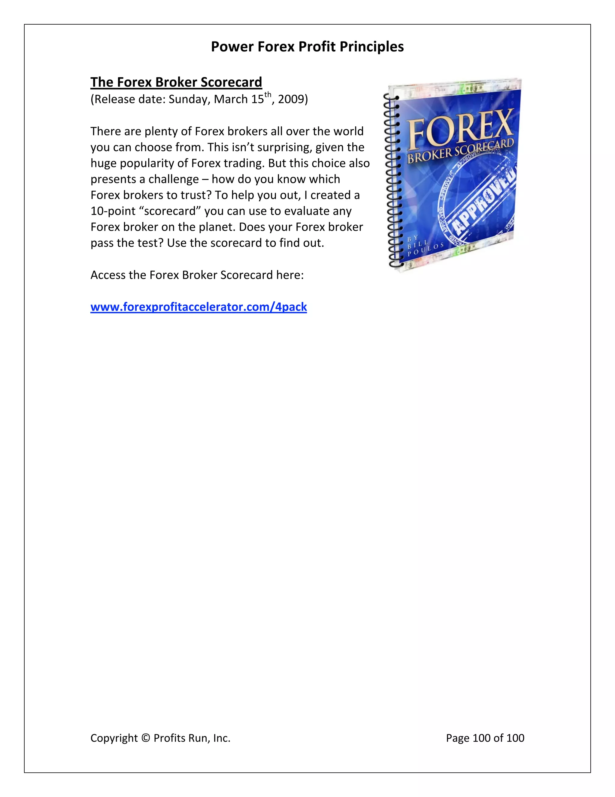 Power Forex Profit Principle