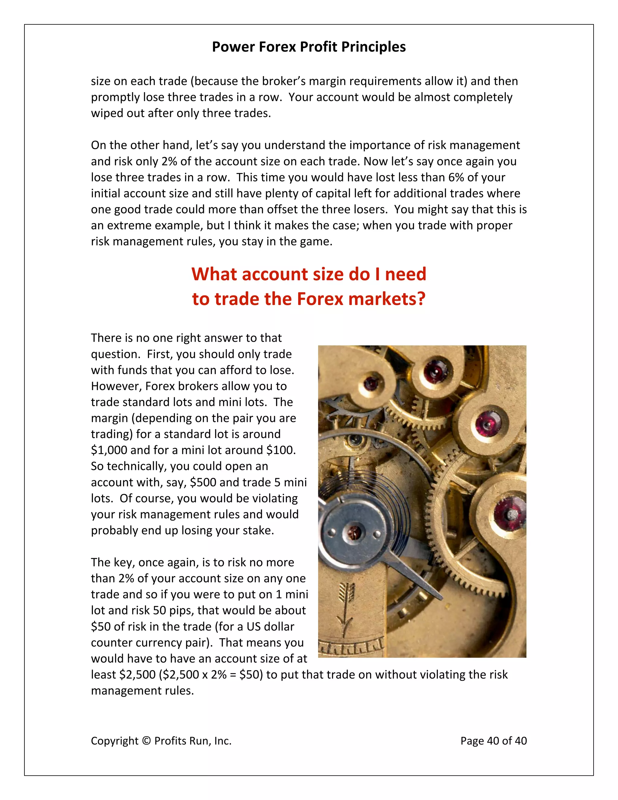 Power Forex Profit Principle