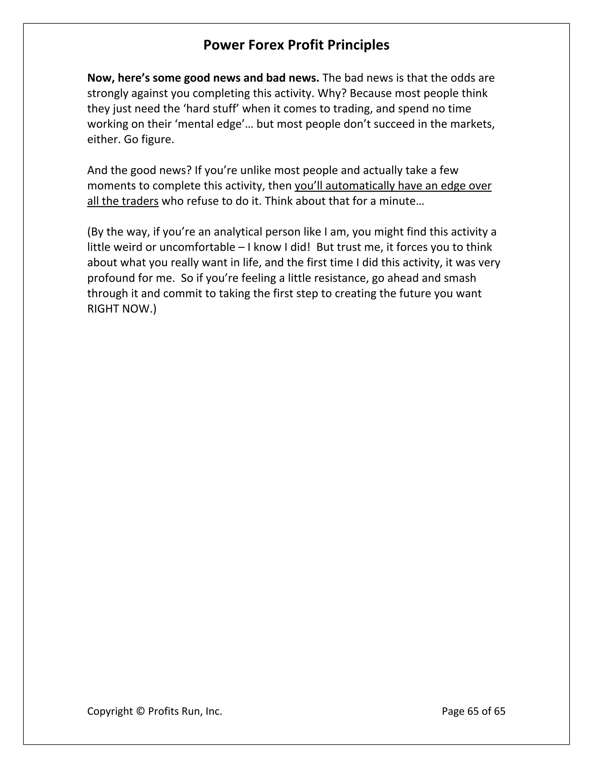 Power Forex Profit Principle