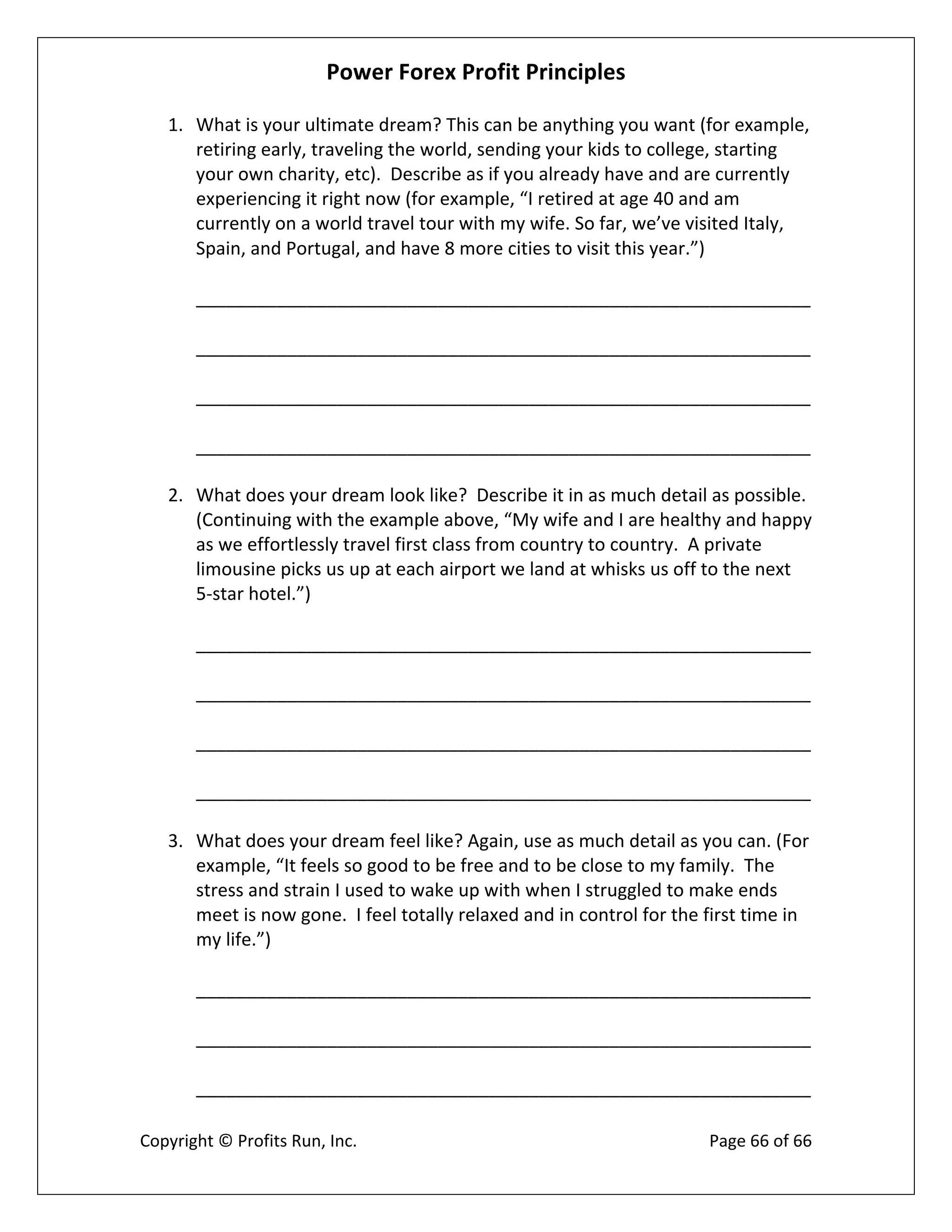 Power Forex Profit Principle