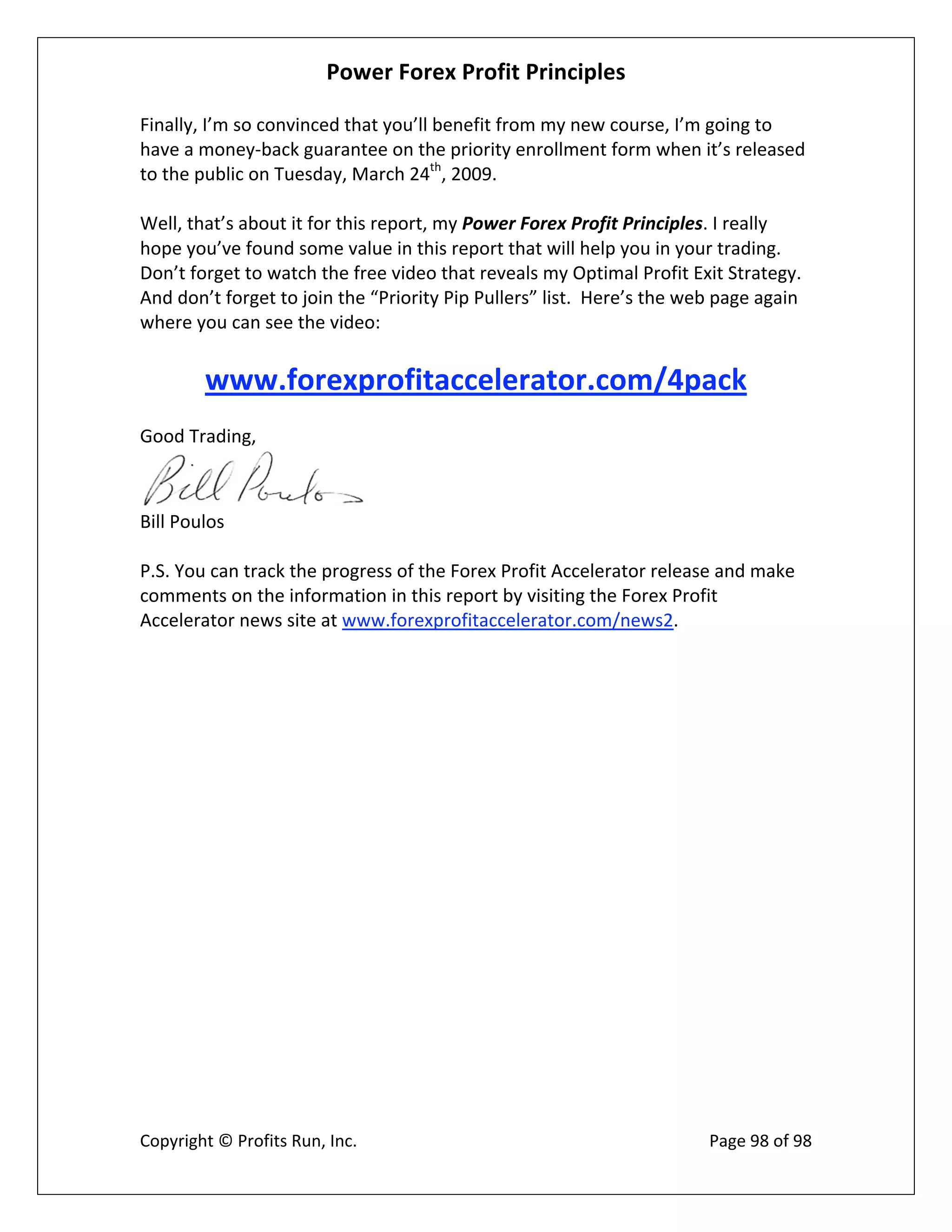 Power Forex Profit Principle