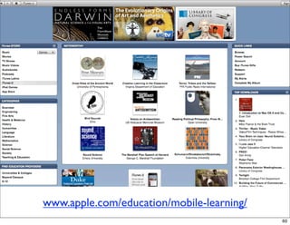 www.apple.com/education/mobile-learning/
                                           60
 