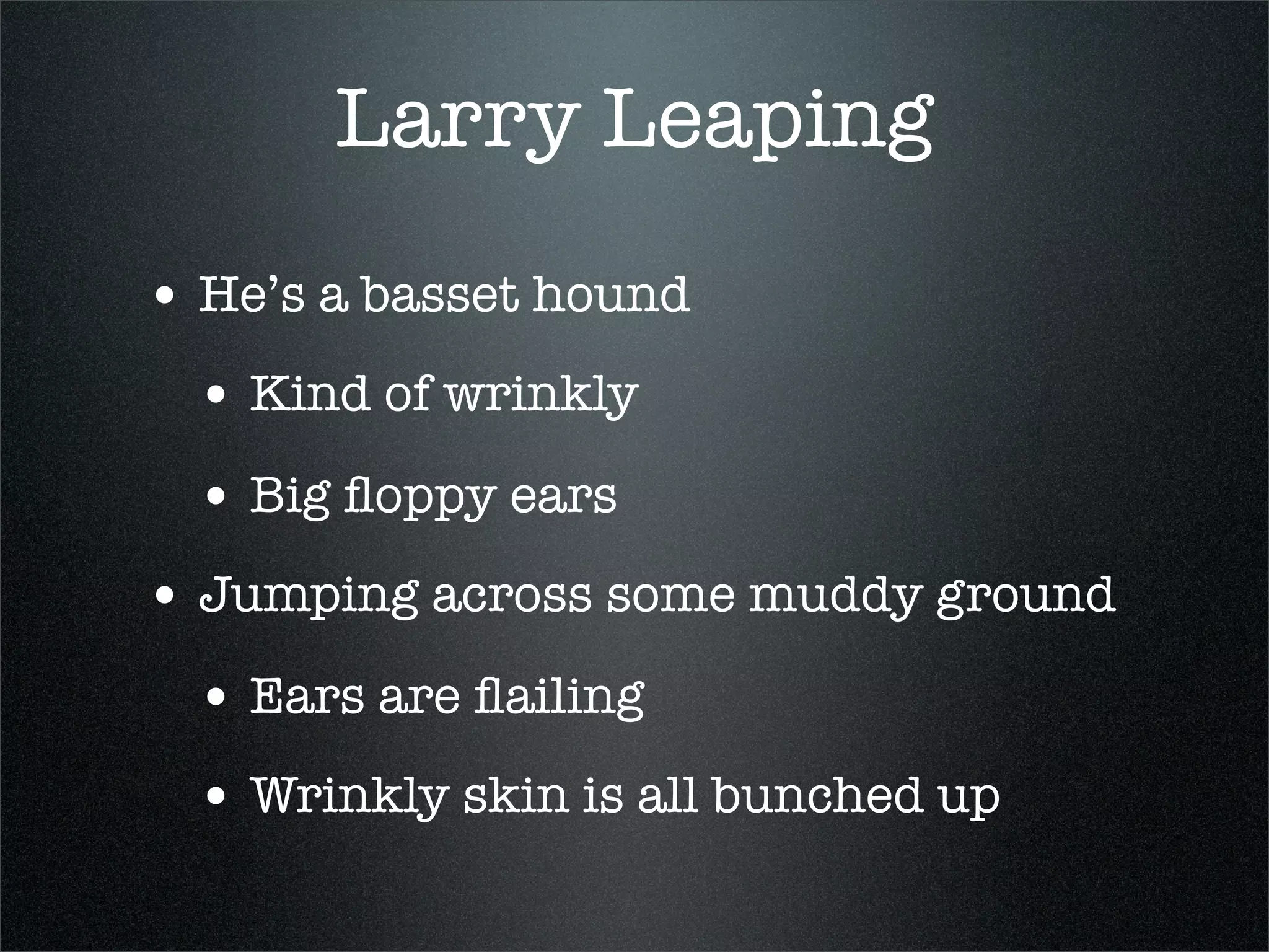 Powerful, Pointed Presentations