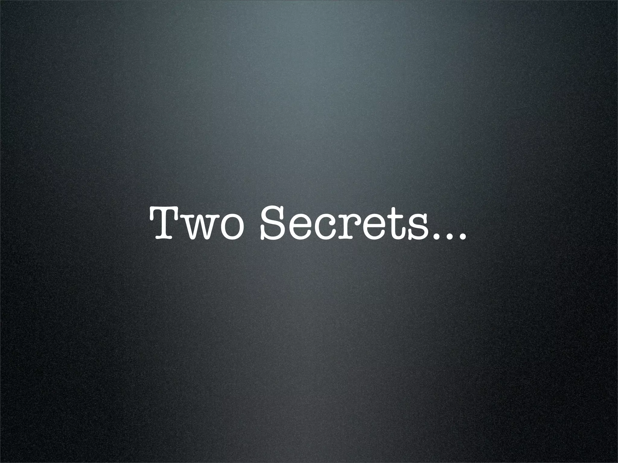 Powerful, Pointed Presentations