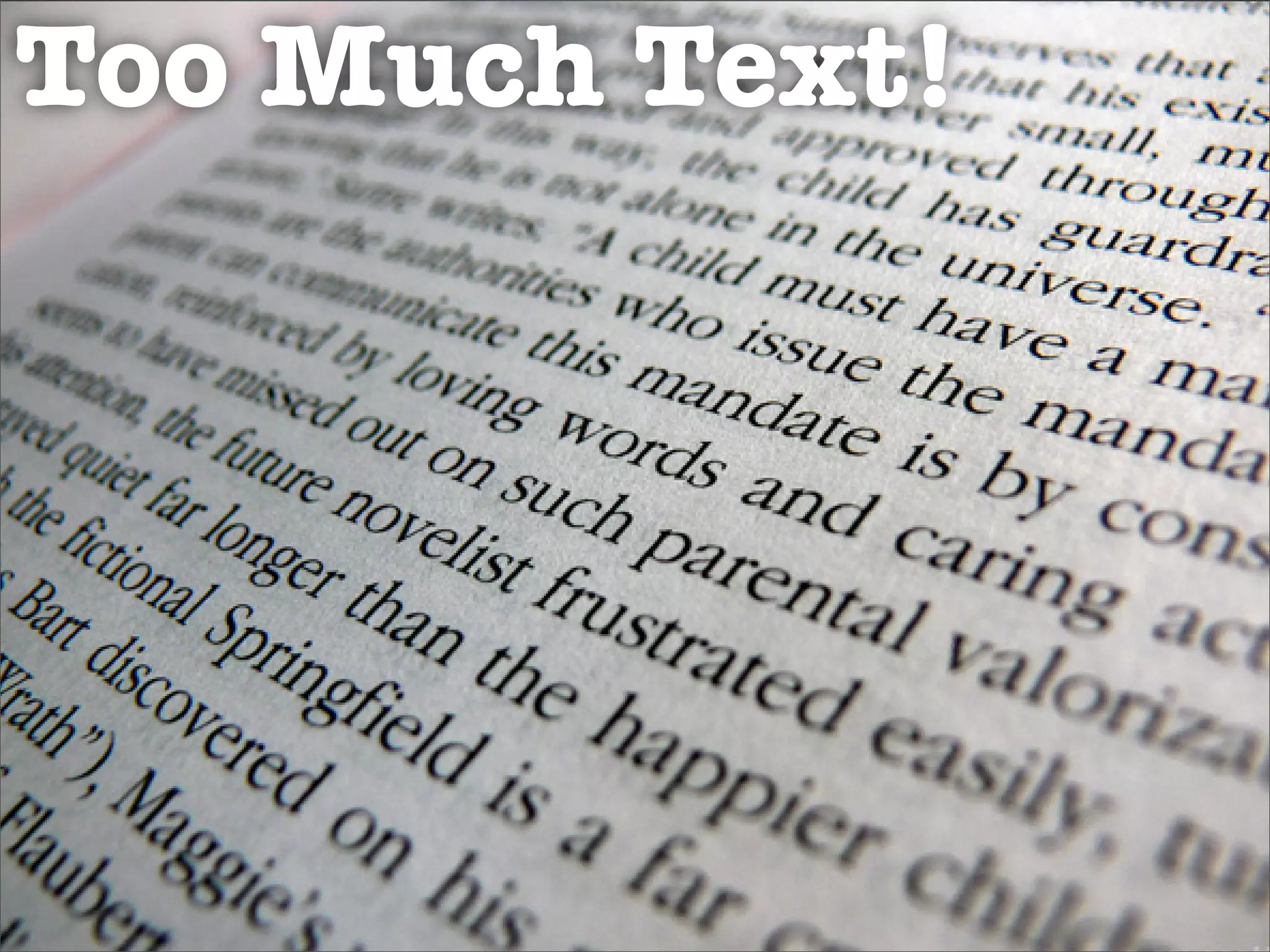 Powerful, Pointed Presentations