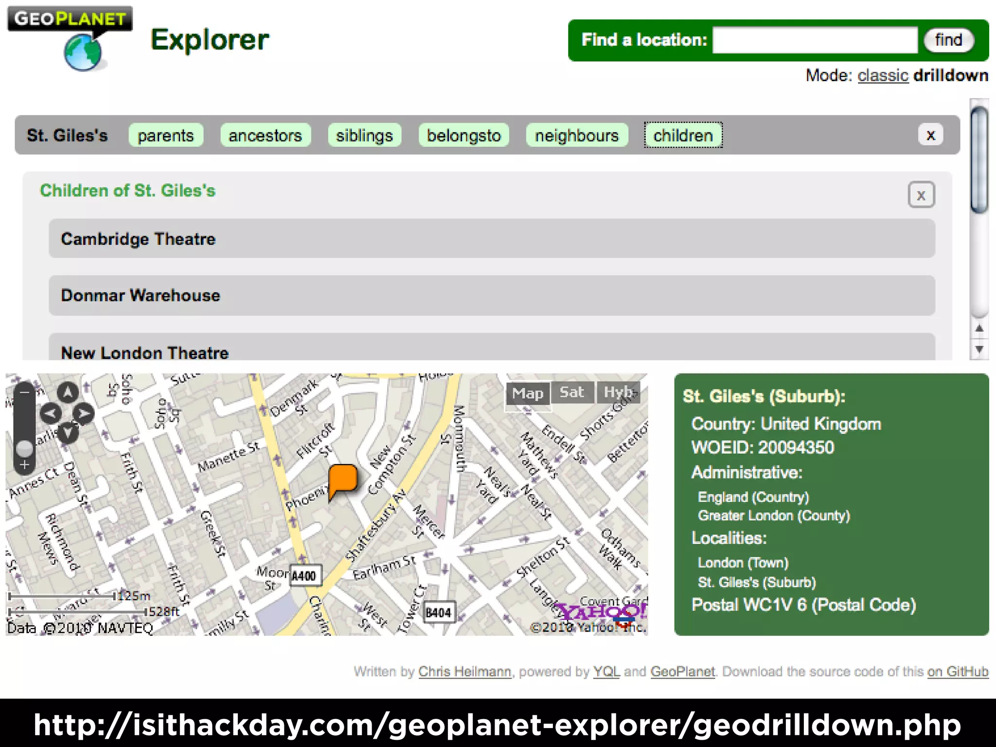 http://isithackday.com/geoplanet-explorer/geodrilldown.php
 