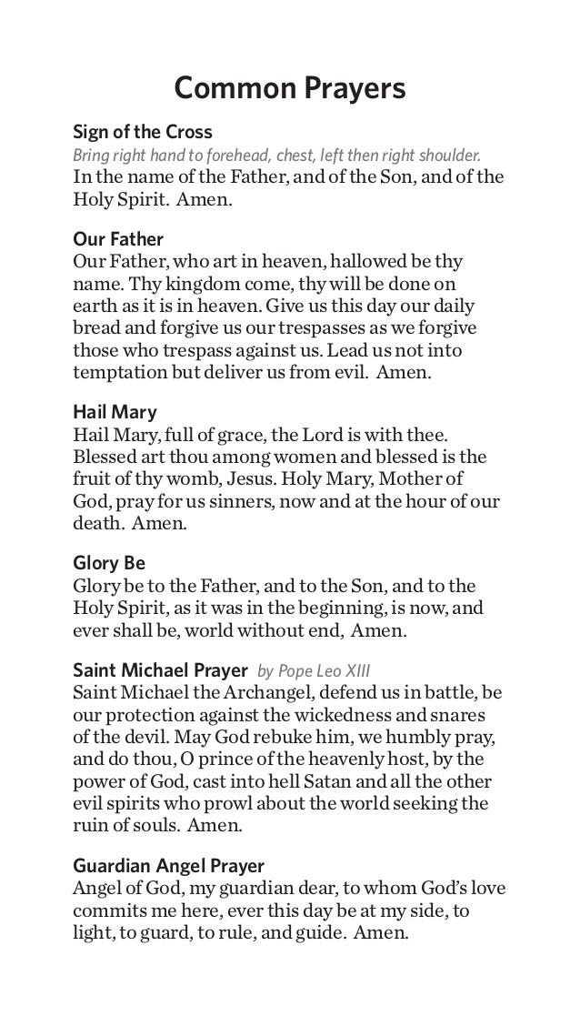 Powerful Prayers Every Catholic Should Know Powerful Prayers Every Catholic Should Know