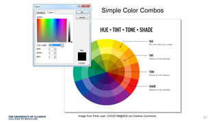 Simple Color Combos
Image from Flickr user 124222186@N02 via Creative Commons
43
 