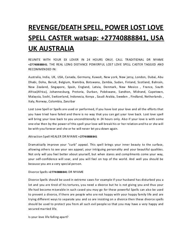 voodoo doll spells for revenge