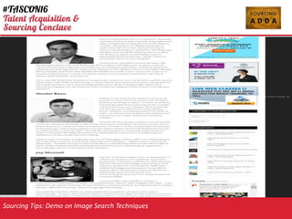 Sourcing Tips: Demo on Image Search Techniques
 