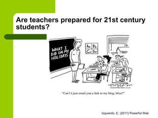 Are teachers prepared for 21st century students? 