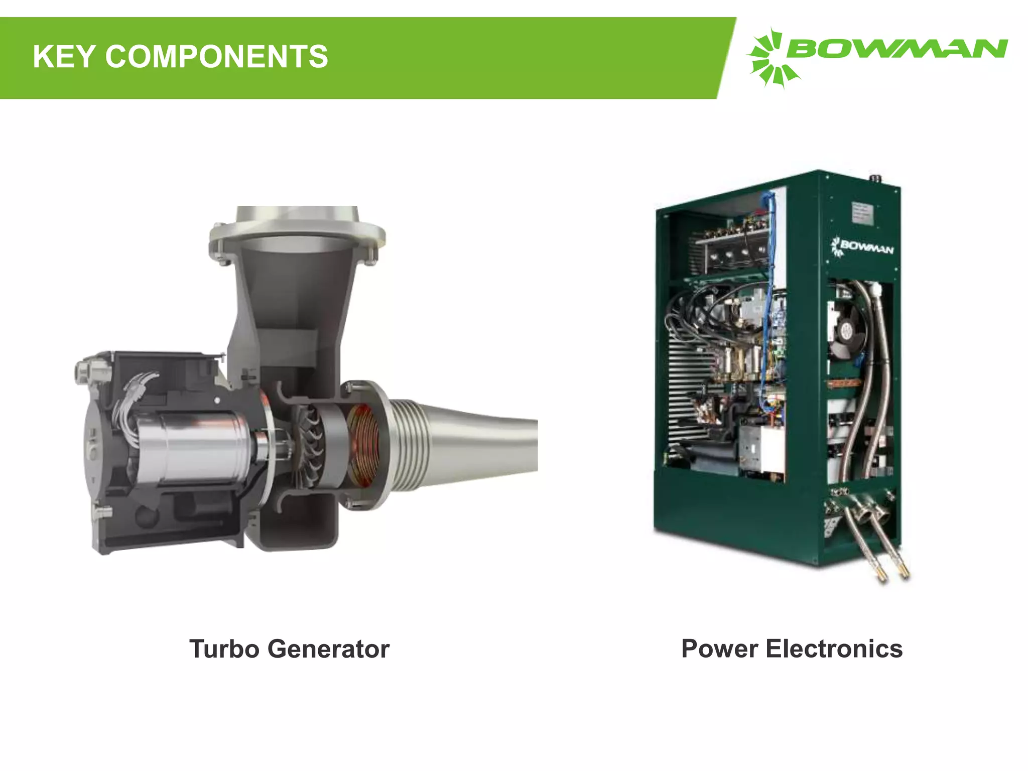 KEY COMPONENTS
Turbo Generator Power Electronics
 