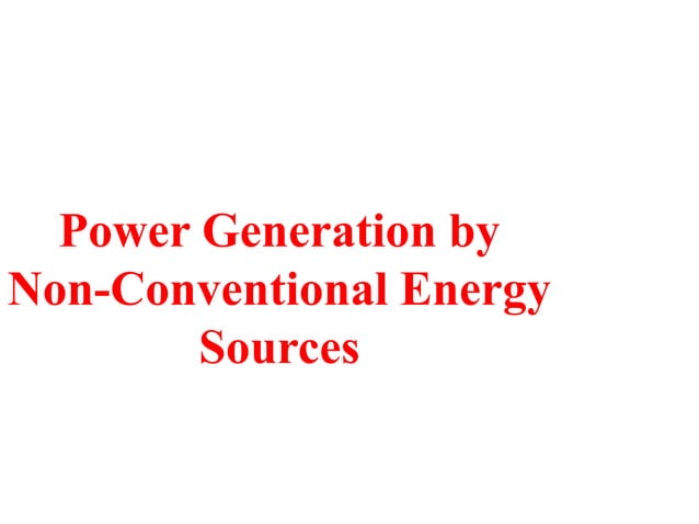 Power generation | PPT