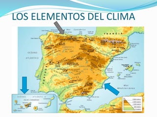 LOS ELEMENTOS DEL CLIMA
 